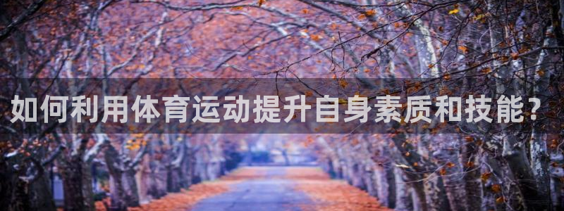 678体育app：如何利用体育运动提升自身素质和技能？